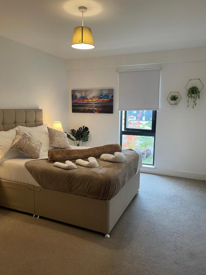 Modern Spacious 1 Bed Flat In Birmingham City Centre With Free Parking, Fast Free Wifi And Netflix Kültér fotó